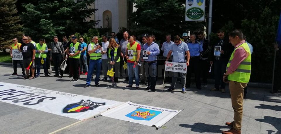 Moment de reculegere pentru colegii căzuți la datorie