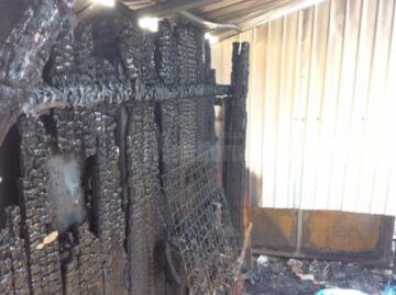 Patru chioșcuri, incendiate în bazarul din centrul municipiului
