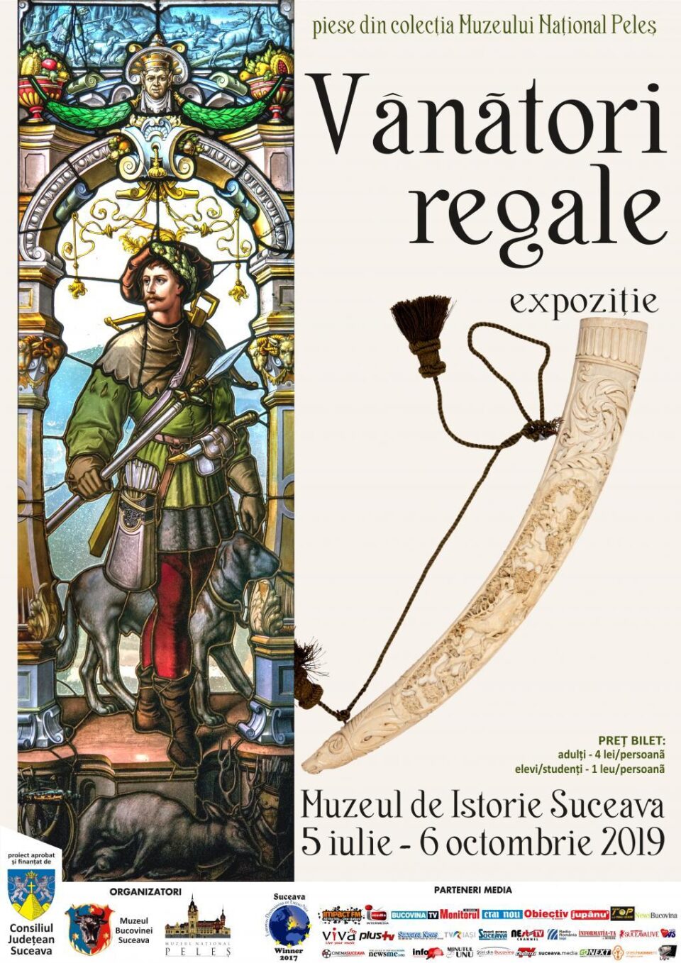 „Vânători regale”, expoziție la Muzeul de Istorie din Suceava