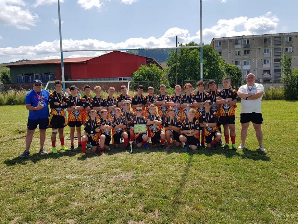 Echipa de rugby juniori sub 14 ani CSS Gura Humorului a câștigat argintul național