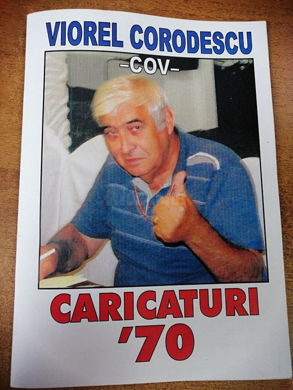 Viorel Corodescu-COV: „70 de veri trecute, 45 de toamne de caricatură și 15 primăveri de când ofer premiul personal  unor tinere speranțe ale umorului desenat la Salonul ”