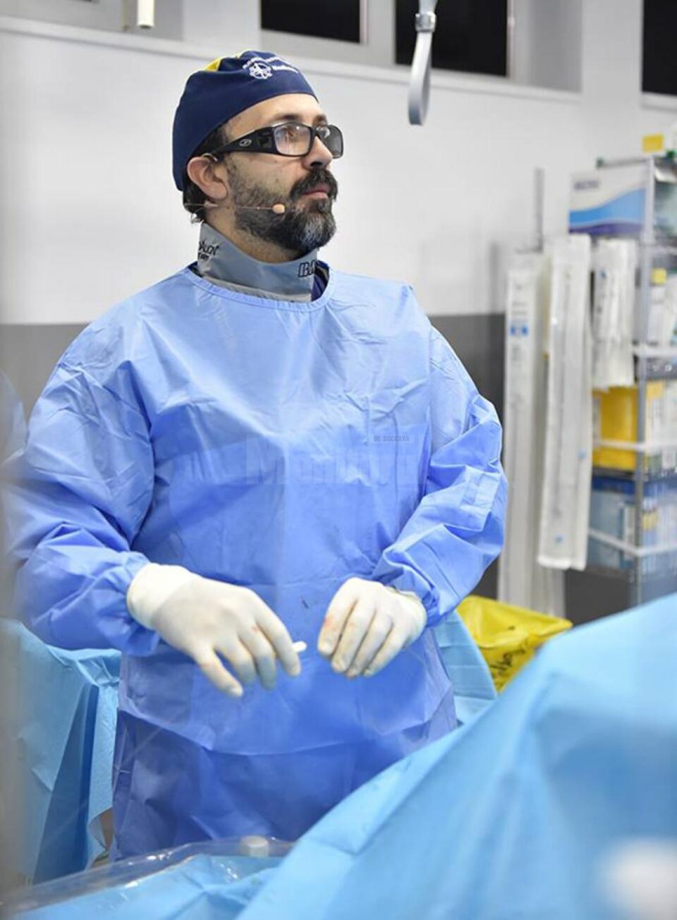 Șeful Departamentului de Angiografie din Spitalul de Urgență, Dr. Mihai Crețeanu Jr