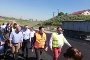 Ministrul Razvan Cuc, la șoseaua de centură a Sucevei