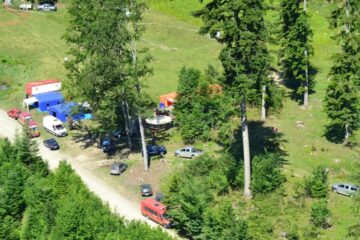 Exercițiu ISU pentru intervenția în cazul unui incendiu forestier