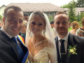 Viceprimarul Lucian Harșovschi a oficiat 21 de căsătorii, unele internaționale, la finele săptămânii trecute