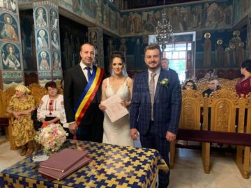 Viceprimarul Lucian Harșovschi a oficiat 21 de căsătorii, unele internaționale, la finele săptămânii trecute