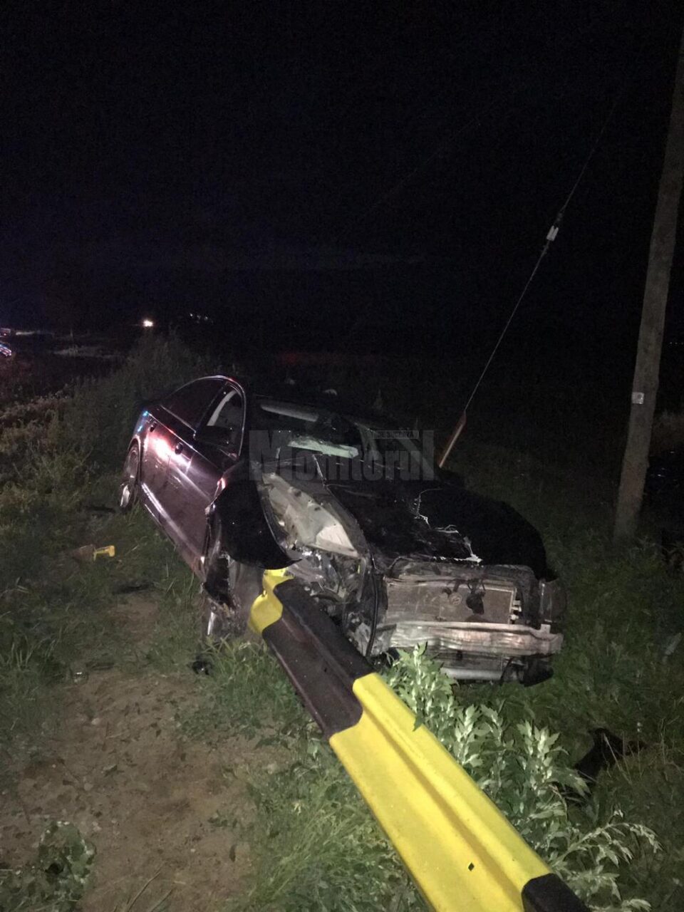 Accidentul a fost foarte violent