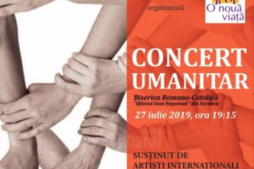 Concert umanitar organizat de Fundația „O Nouă Viață” din Siret, la Biserica Romano-Catolică din municipiul Suceava