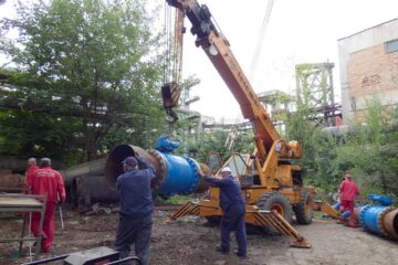 Montarea de vane de sectorizare pe conductele de agent termic primar de la CT II, de unde se bifurcă distribuția spre Burdujeni și restul orașului