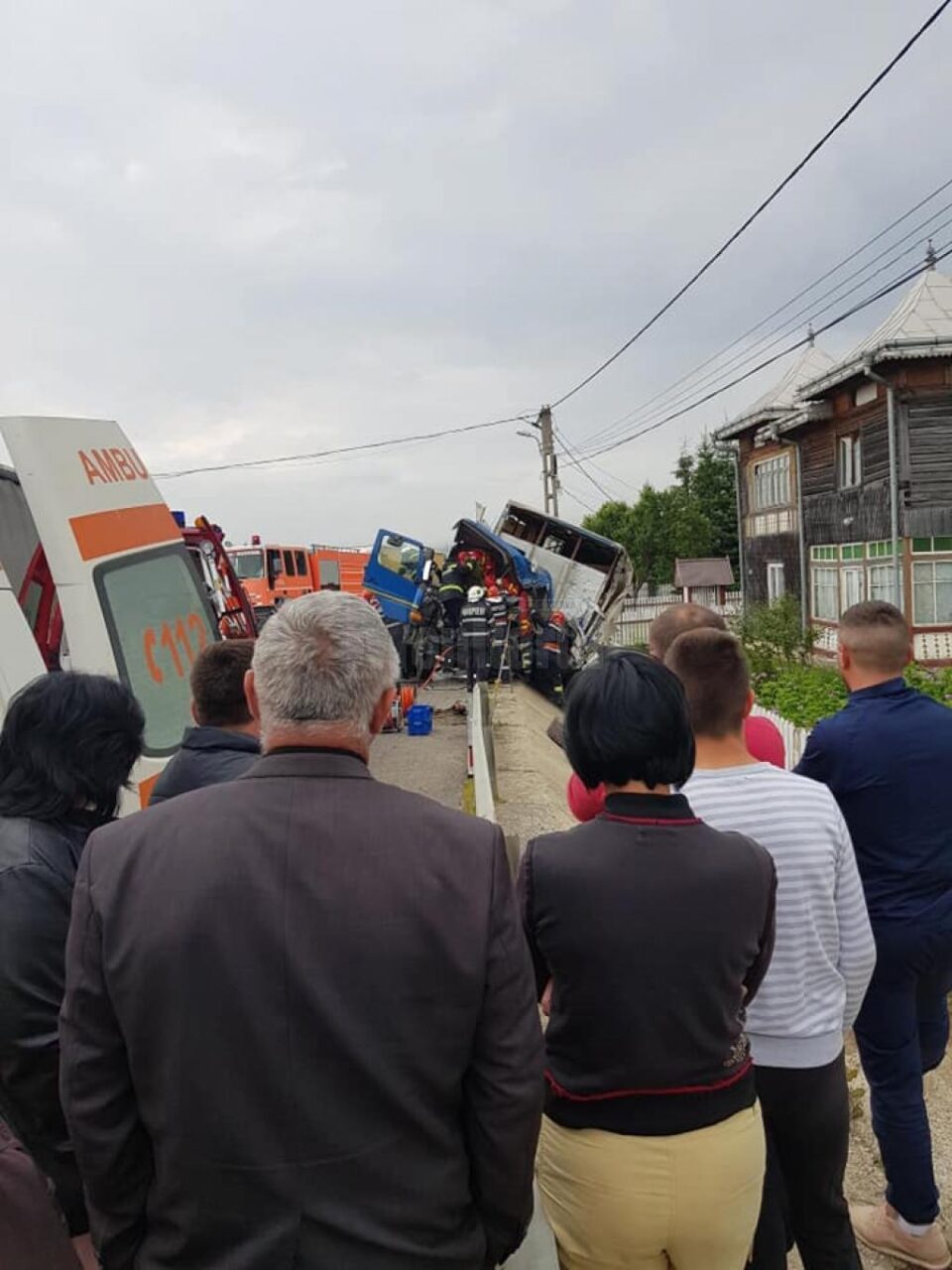 Imagini de la fața locului