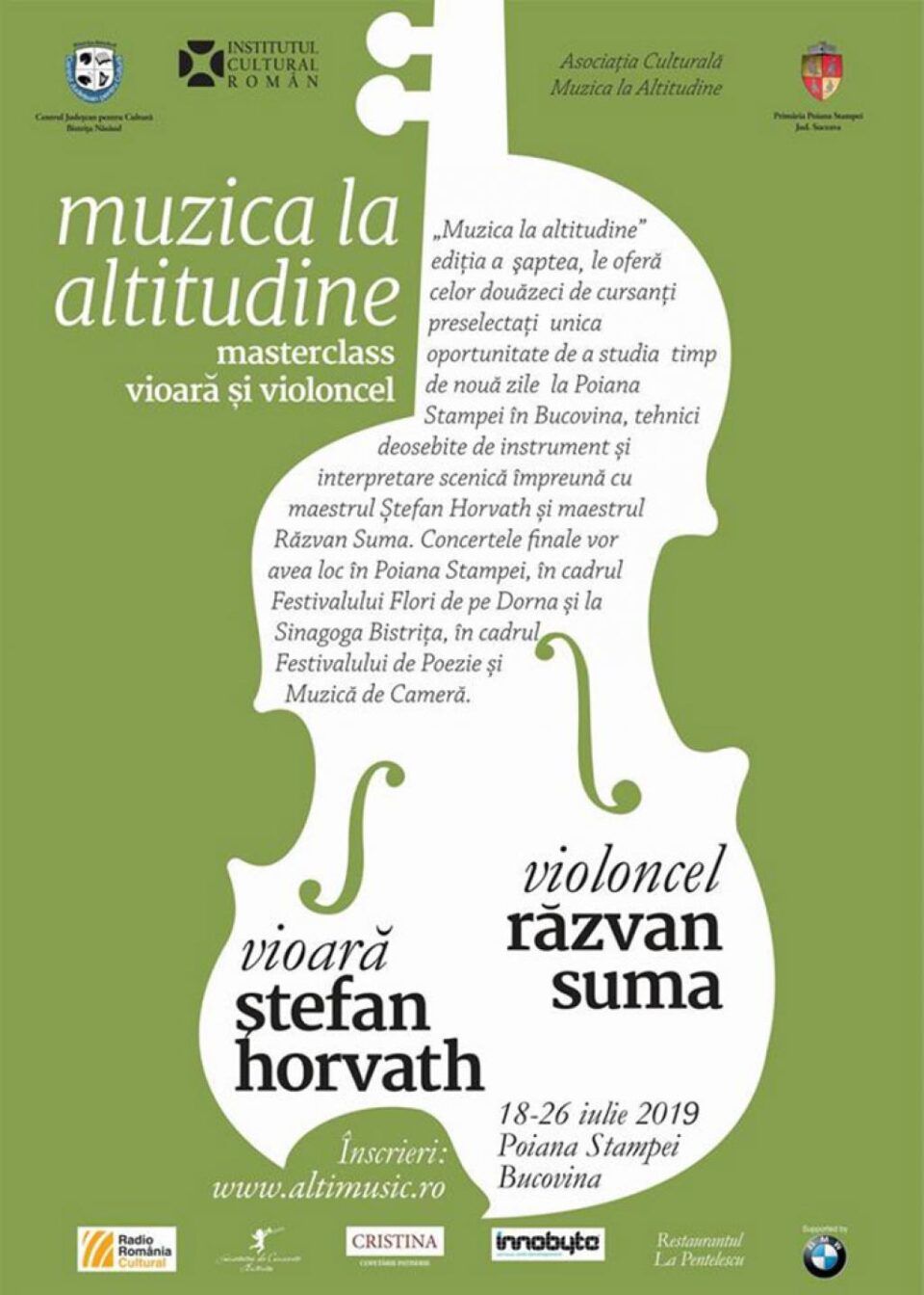La Poiana Stampei, master class-ul “Muzica la altitudine”