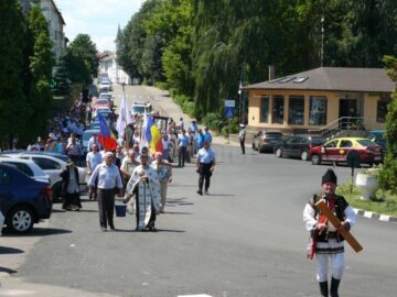 Procesiune religioasă de Sfântul Ilie, la Fălticeni