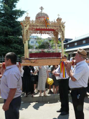 Procesiune religioasă de Sfântul Ilie, la Fălticeni