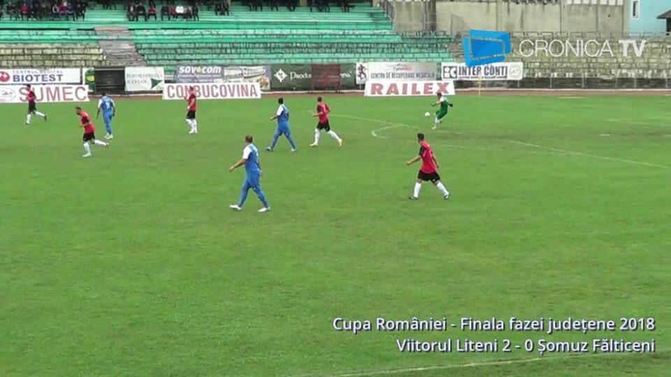 Viitorul Liteni și Șomuz Fălticeni se vor întâlni în turul I al Cupei României, faza națională Viitorul Liteni și Șomuz Fălticeni se vor întâlni în turul I al Cupei României, faza națională