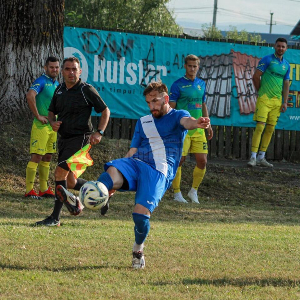 Andrei Alecsandru a marcat cel de-al doilea gol al formației rădăuțene. Foto Cristian Plosceac Andrei Alecsandru a marcat cel de-al doilea gol al formației rădăuțene. Foto Cristian Plosceac