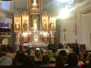 Soprana Simona Mihai, violonistul George Zacharias și pianistul Spyros Souladakis, concert de excepție, sâmbătă, la Biserica Romano-Catolică Suceava