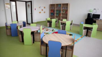 Grădinița, dotată astfel încât copiii să aibă toate condițiile moderne de confort și siguranță