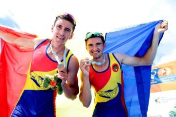Florin Lehaci și Alexandru Ciobâcă (CSM Suceava) au câștigat aurul mondial la tineret în proba de dublu rame