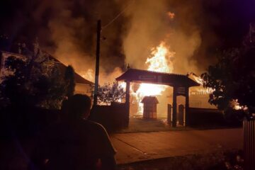 Incendiul izbucnit la Horodnic de Jos