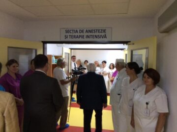 Secția Anestezie Terapie Intensivă modernizată a spitalului rădăuțean a fost inaugurată ieri