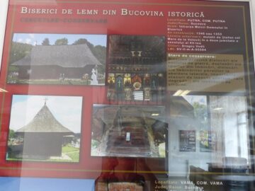 Adevărate opere de artă ale meșterilor populari, „Biserici de lemn din Bucovina istorică”, în imagini și documente, pot fi văzute la Muzeul de Istorie
