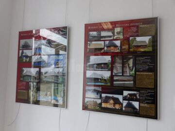 Adevărate opere de artă ale meșterilor populari, „Biserici de lemn din Bucovina istorică”, în imagini și documente, pot fi văzute la Muzeul de Istorie