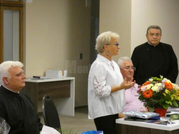 Gabriela Baddour a ținut să le mulțumească celor datorită cărora a venit să lanseze cartea la Suceava