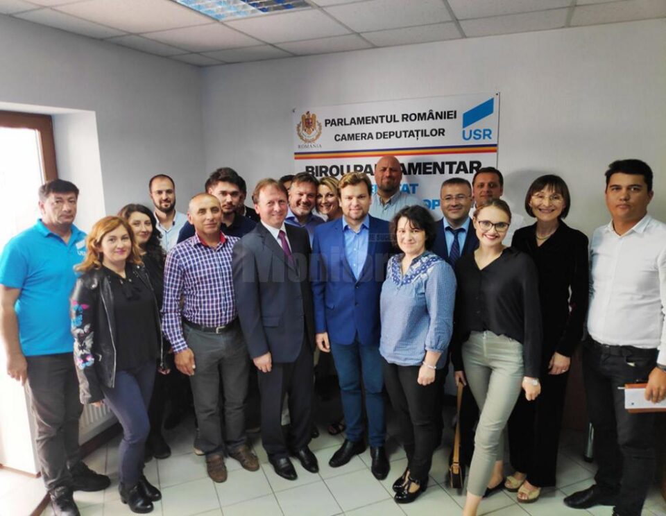 Deputatul USR Daniel Popescu și-a inaugurat cabinetul parlamentar din Chișinău