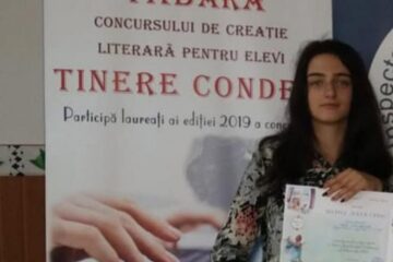 Diana Șmalbergher, elevă în clasa a IX-a la Colegiu Tehnic ,,Lațcu Vodă” Siret