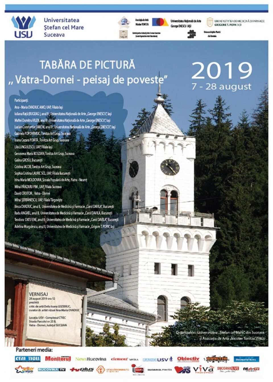 Tabăra de pictură „Vatra Dornei, peisaj de poveste”