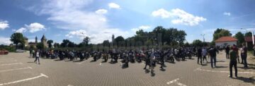 Tradiționala paradă a motocicliștilor, de sâmbătă, s-a încheiat la Mănăstirea Dragomirna