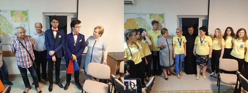 Elevi premiați de echipa de inspectori