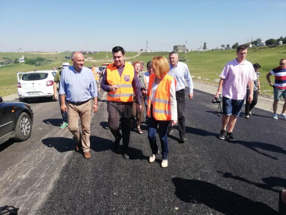 Răzvan Cuc verifică astăzi lucrările la centura Sucevei