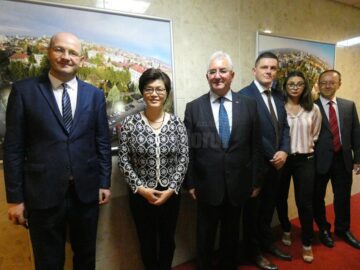 Vizită istorică a ambasadorului Chinei, la Primăria Suceava