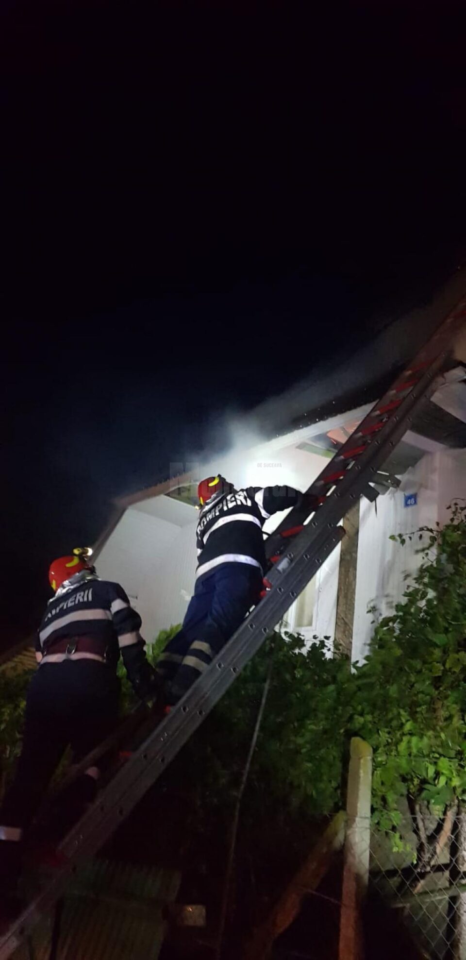 Pompierii au încercat să limiteze pagubele