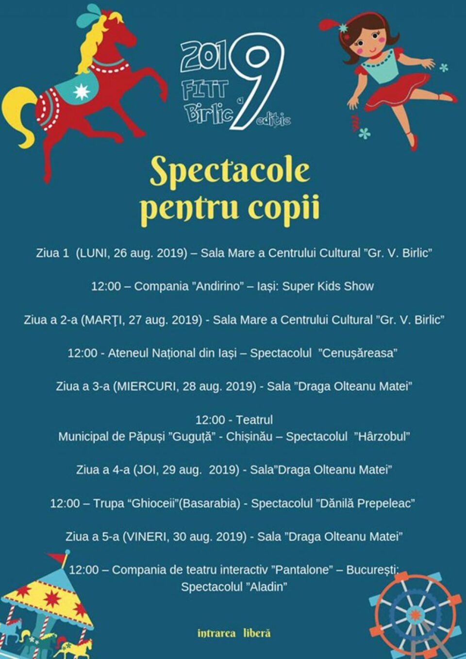 Festivalul Internațional de Teatru pentru Tineret „Grigore Vasiliu Birlic”, ediția a noua