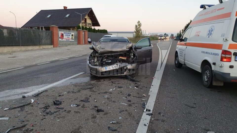 Mașina condusă de șoferul neatent