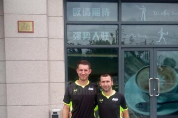 Vlad Hazi și Andrei Pișta au arbitrat la Gothia Cup, în China