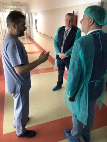 Șeful Departamentului de Chirurgie Vasculară a Clinicii AKH din Viena a vizitat ieri Spitalul de Urgență Suceava, în vederea inițierii unei colaborări