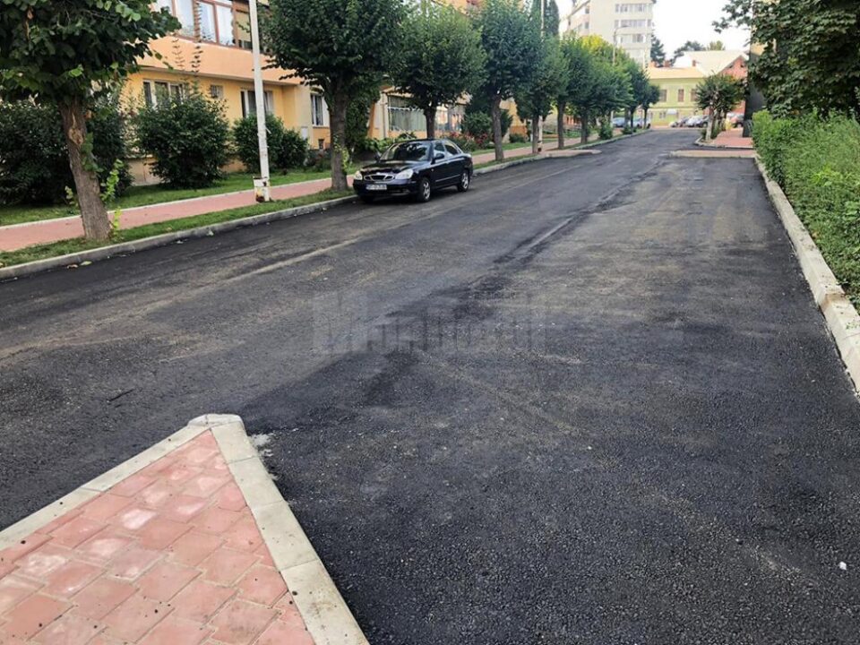Lucrările de modernizare s-au finalizat pe strada Anastasie Crimca