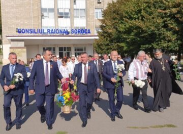 Primarul Ion Lungu, prezent la Soroca, la sărbătorirea independenței Republicii Moldova
