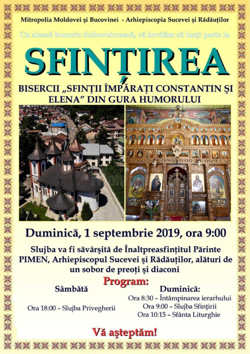 Biserica „Sfinții Împărați Constantin și Elena” din Gura Humorului