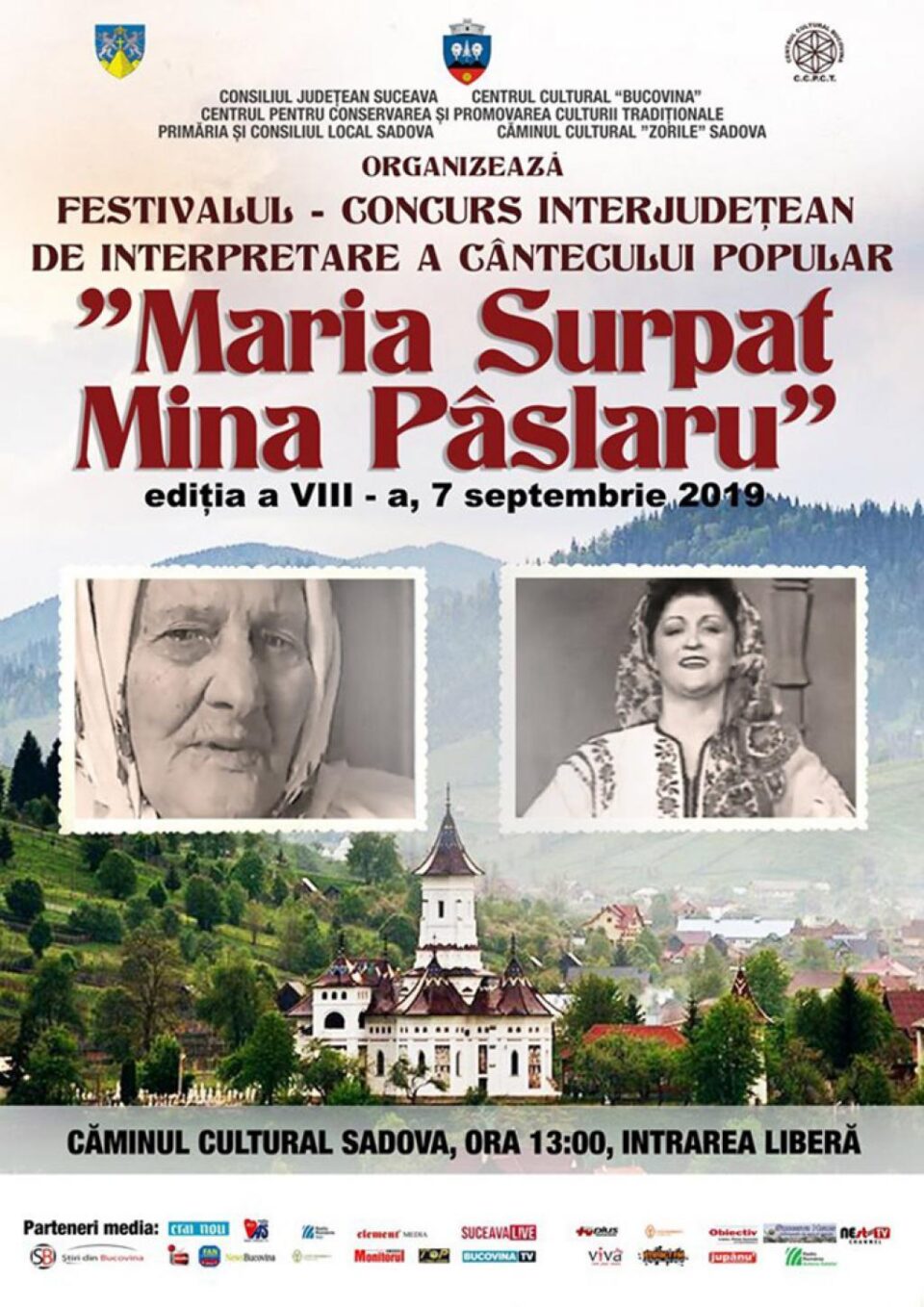 Festivalul-concurs interjudețean de interpretare a cântecului popular „Maria Surpat – Mina Pâslaru”, ediția a VIII-a, la Sadova