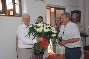 Artistul Radu Bercea a fost sărbătorit joi la Gura Humorului, la împlinirea vârstei de 80 de ani