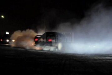 Razie în parcarea de pe centura Sucevei, pentru identificarea celor bănuiți că fac curse de drift