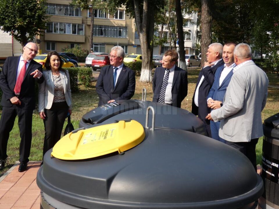 Cel mai modern sistem de colectare a gunoiului menajer a fost inaugurat la Suceava
