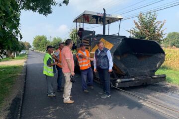 Gheorghe Flutur a efectuat, ieri, mai multe vizite de lucru pe șantierele administrației județene