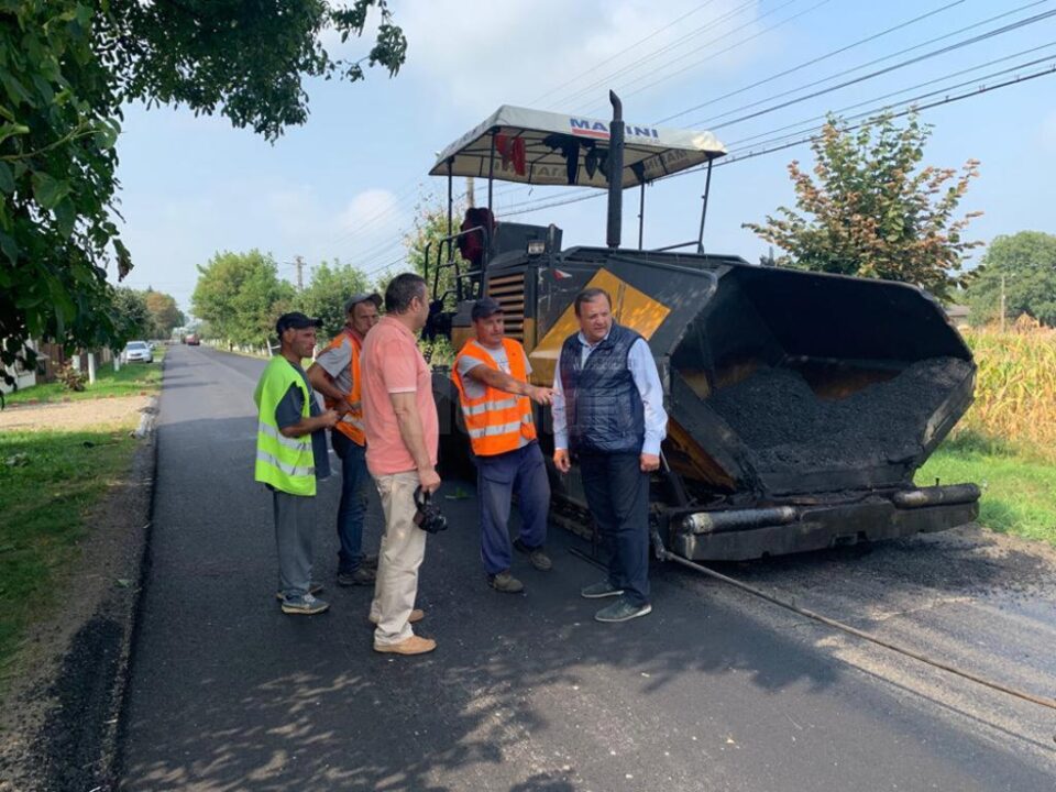 Gheorghe Flutur a efectuat, ieri, mai multe vizite de lucru pe șantierele administrației județene