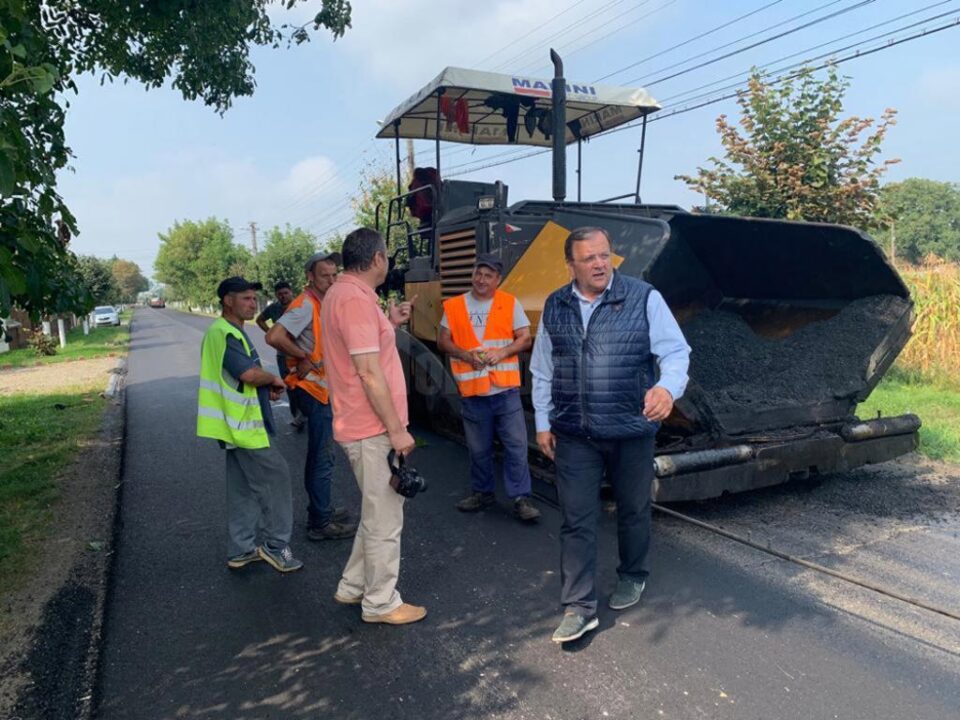 Modernizarea drumului județean Gălănești - Frătăuții Noi, aproape de finalizare