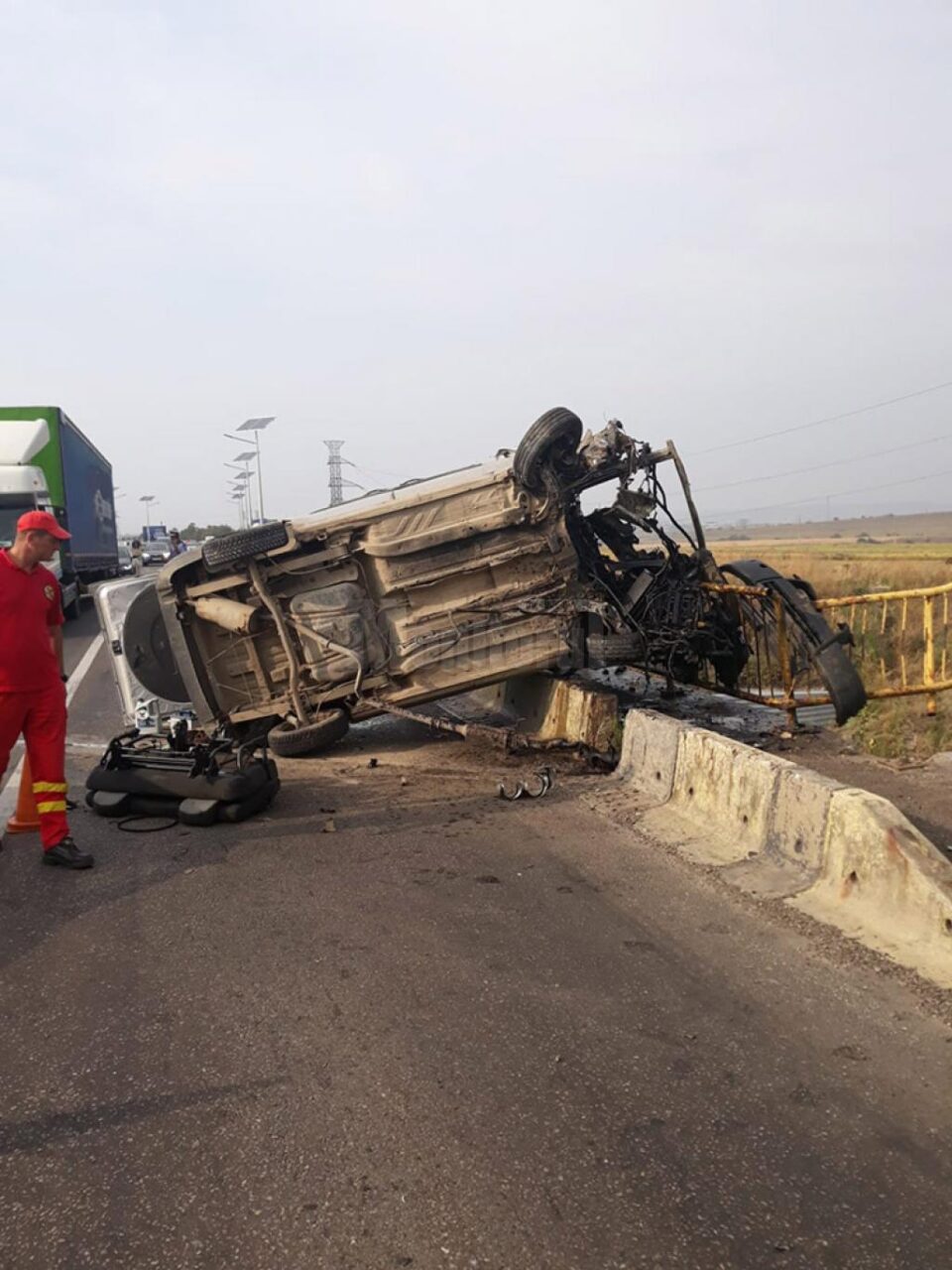Accident spectaculos la ieșirea din Suceava spre Fălticeni